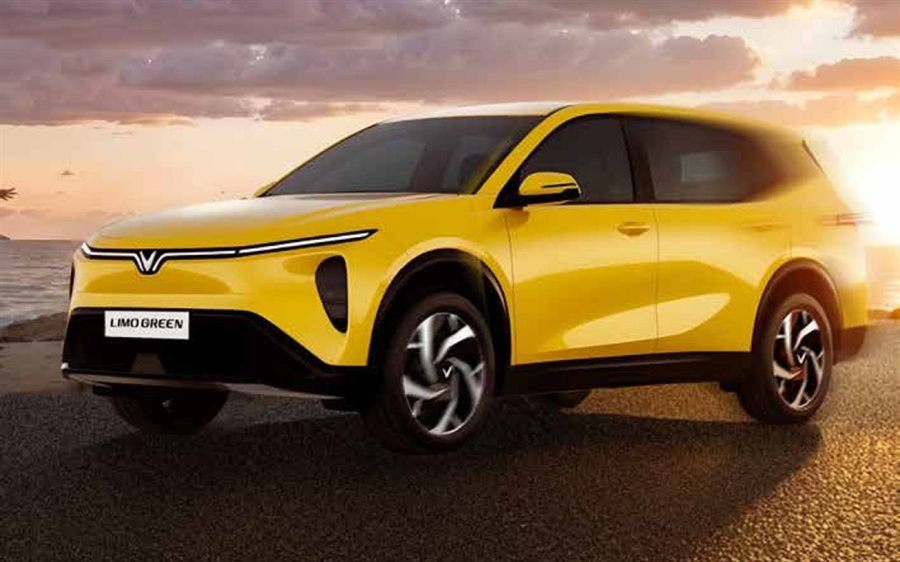 Xe Limogreen 7 chỗ màu vàng thuê Vũng Tàu Mũi Né